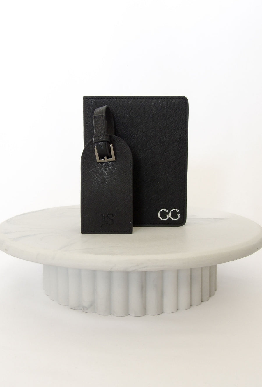 Personalised Passport Holder & Luggage Tag Gift Bundle