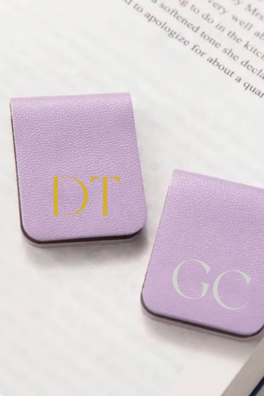 PREORDER-Personalised Magnetic Bookmark - Lilac