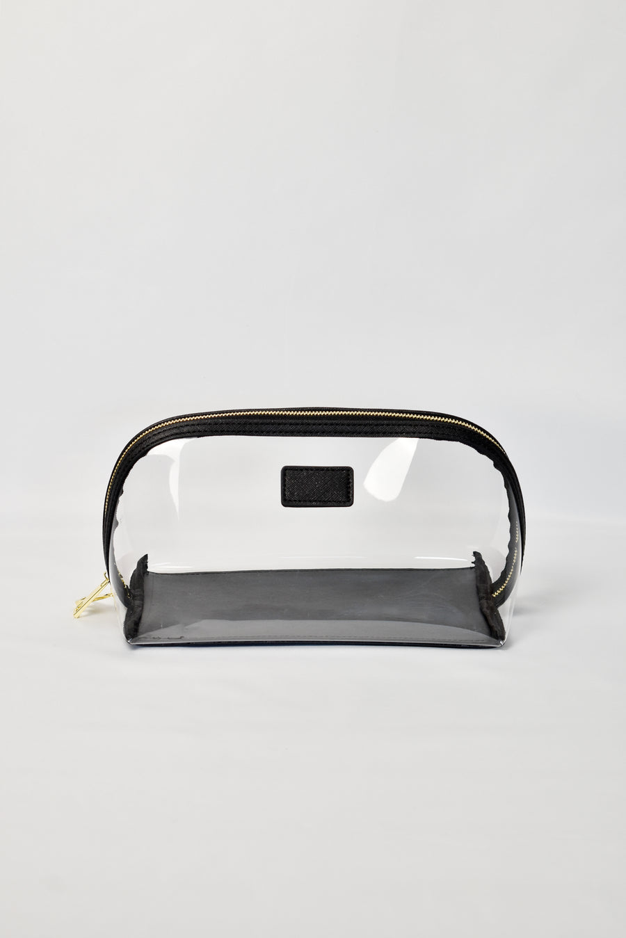 Clear Arc Makeup Bag Black - Large