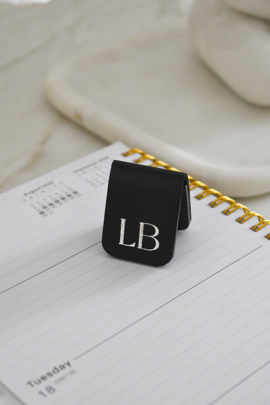 Personalised Magnetic Bookmark - Black