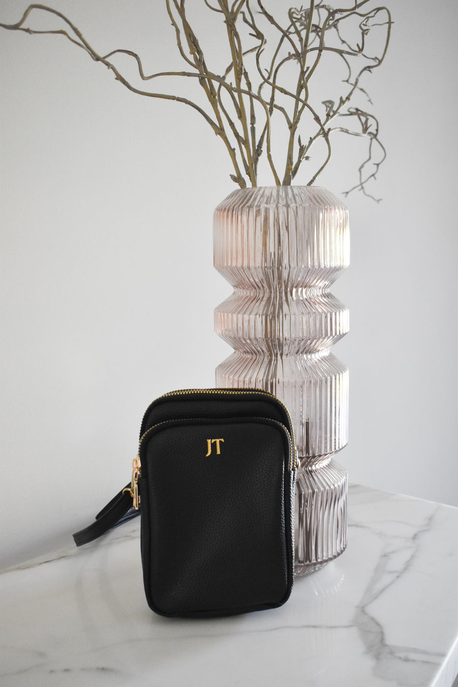 The Everyday Crossbody Bag – Personalised Pebble Vegan Leather