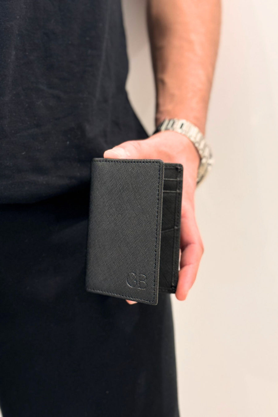 Personalised Mens Leather Cardholder Wallet