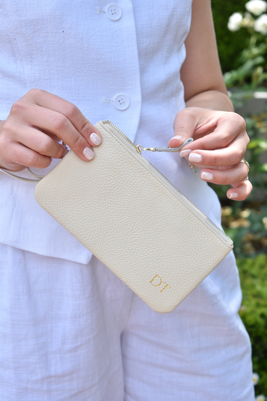 Phone Wallet Pouch - Ivory