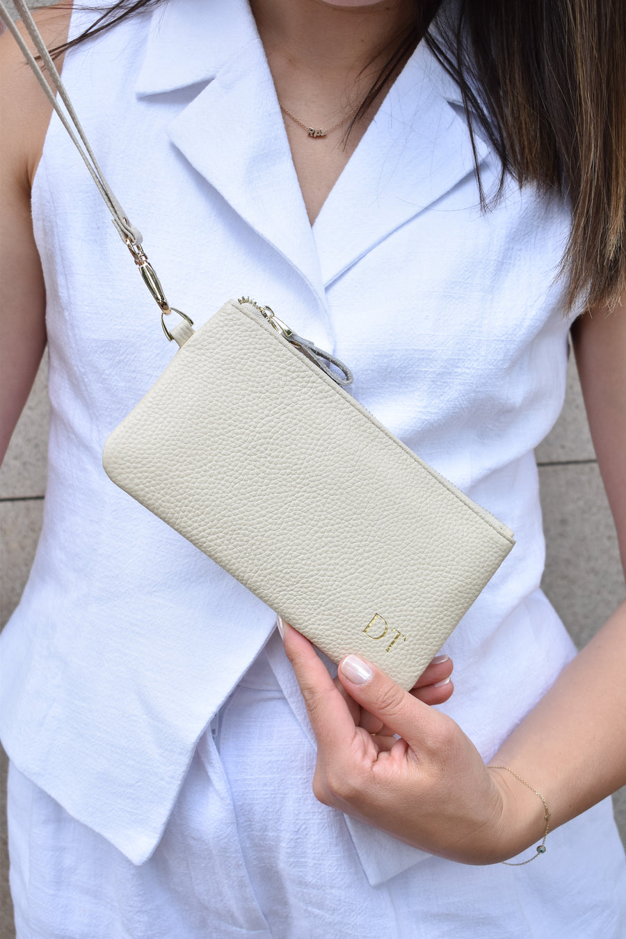 Phone Wallet Pouch - Ivory