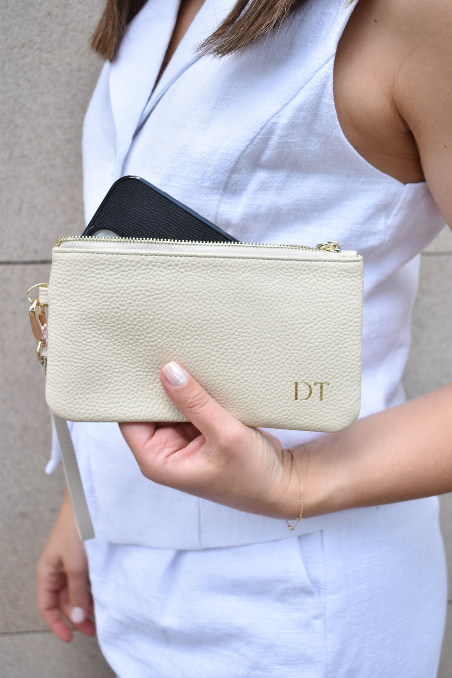 Phone Wallet Pouch - Ivory