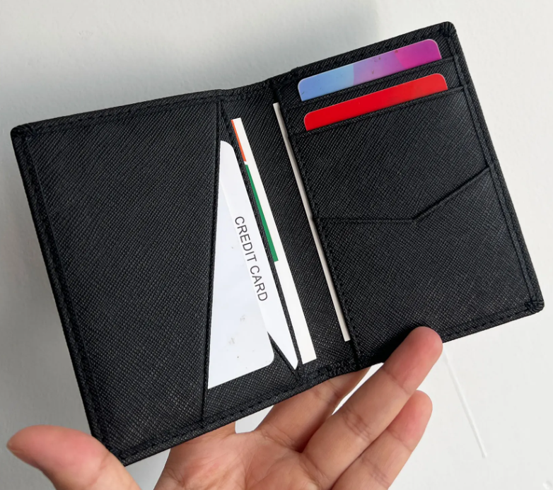 Personalised Mens Leather Cardholder Wallet