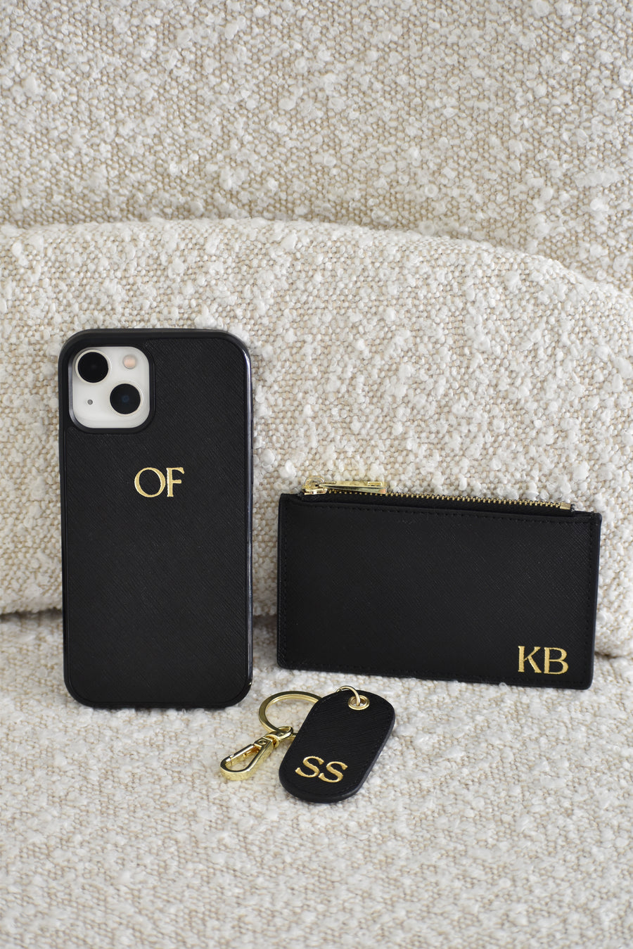 Leather Initial Phone Case Iphone 12 IPhone 12/12 Pro