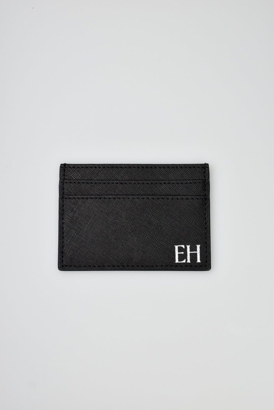 Personalised Leather Cardholder - Black