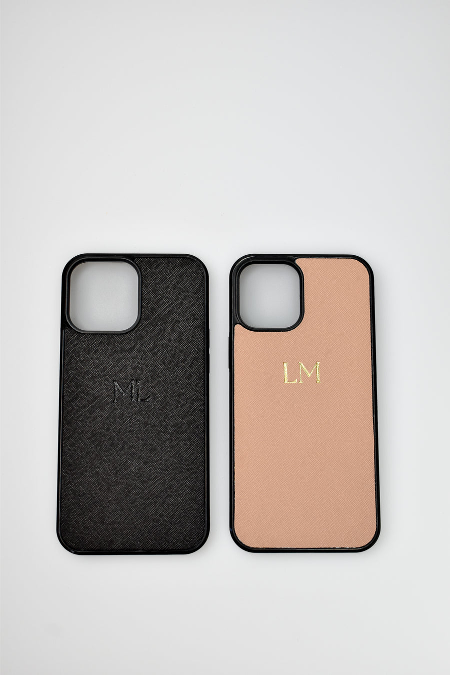 iPhone 14 Personalised Leather Case - Black & Sandy Beige The Best Kind iPhone 14 Personalised Leather Case - Black & Sandy Beige The Best Kind